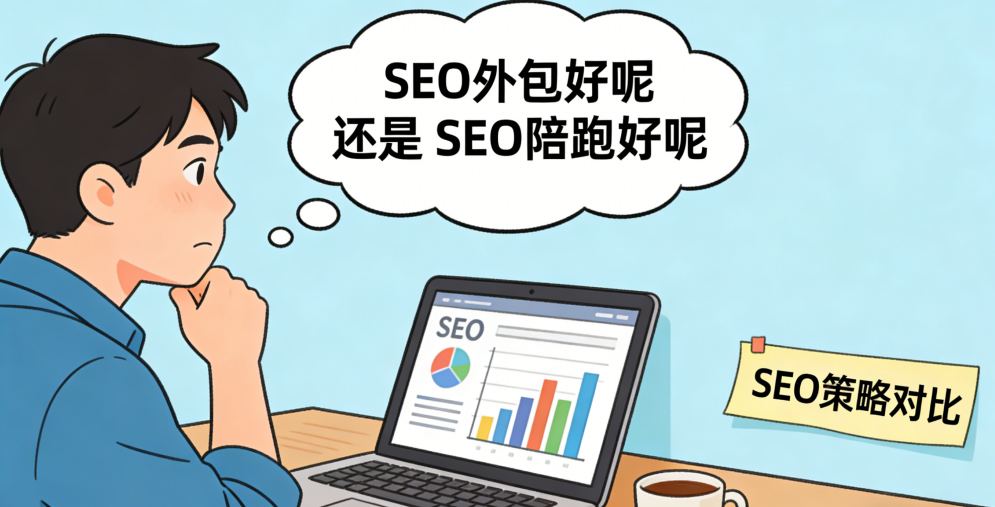 独立站 SEO外包 VS SEO陪跑 的优劣势 配图