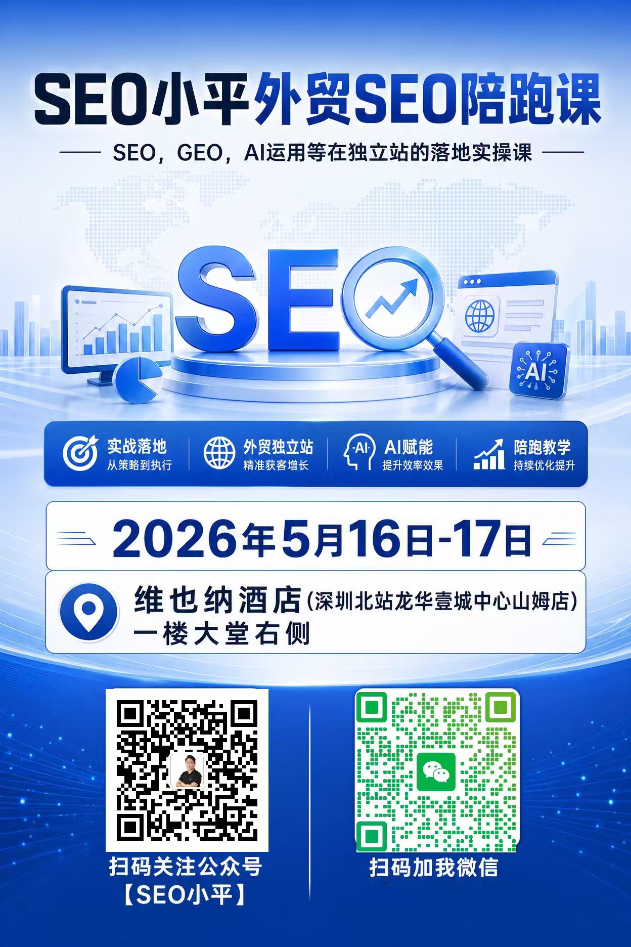 5月独立站SEO陪跑课第一天上午课程 配图