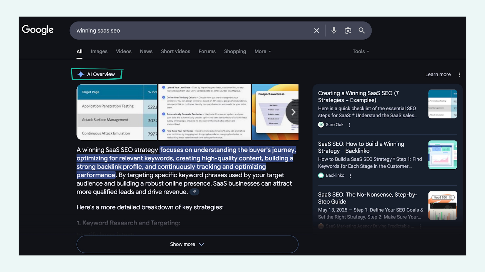 Semrush My Reports 工具展示 AI 引荐流量数据的报表构建