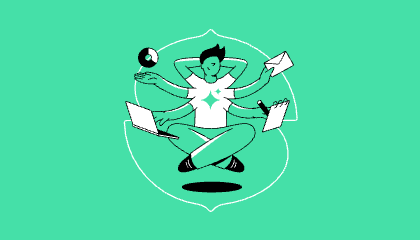 Semrush Competitive Perception 图表展示品牌在 AI 中的情感竞争对比