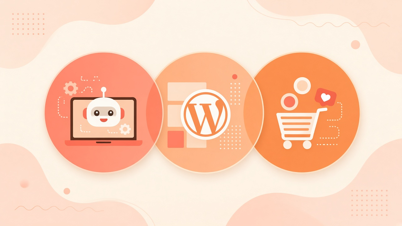 AI建站能直接上线吗？WordPress/Shopify/AI辅助三者怎么分工
