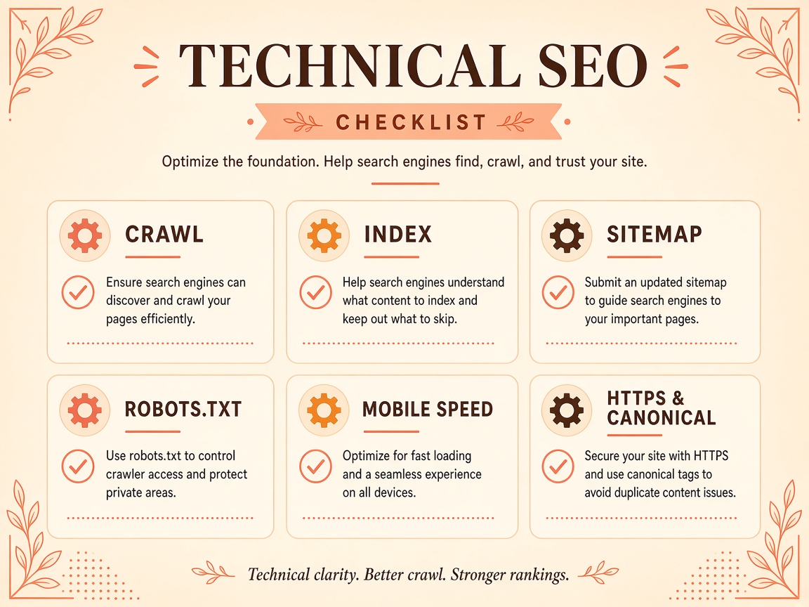 Technical SEO清单板