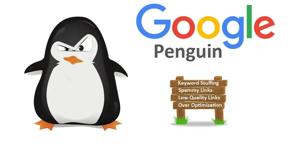 Google Penguin 更新示意图