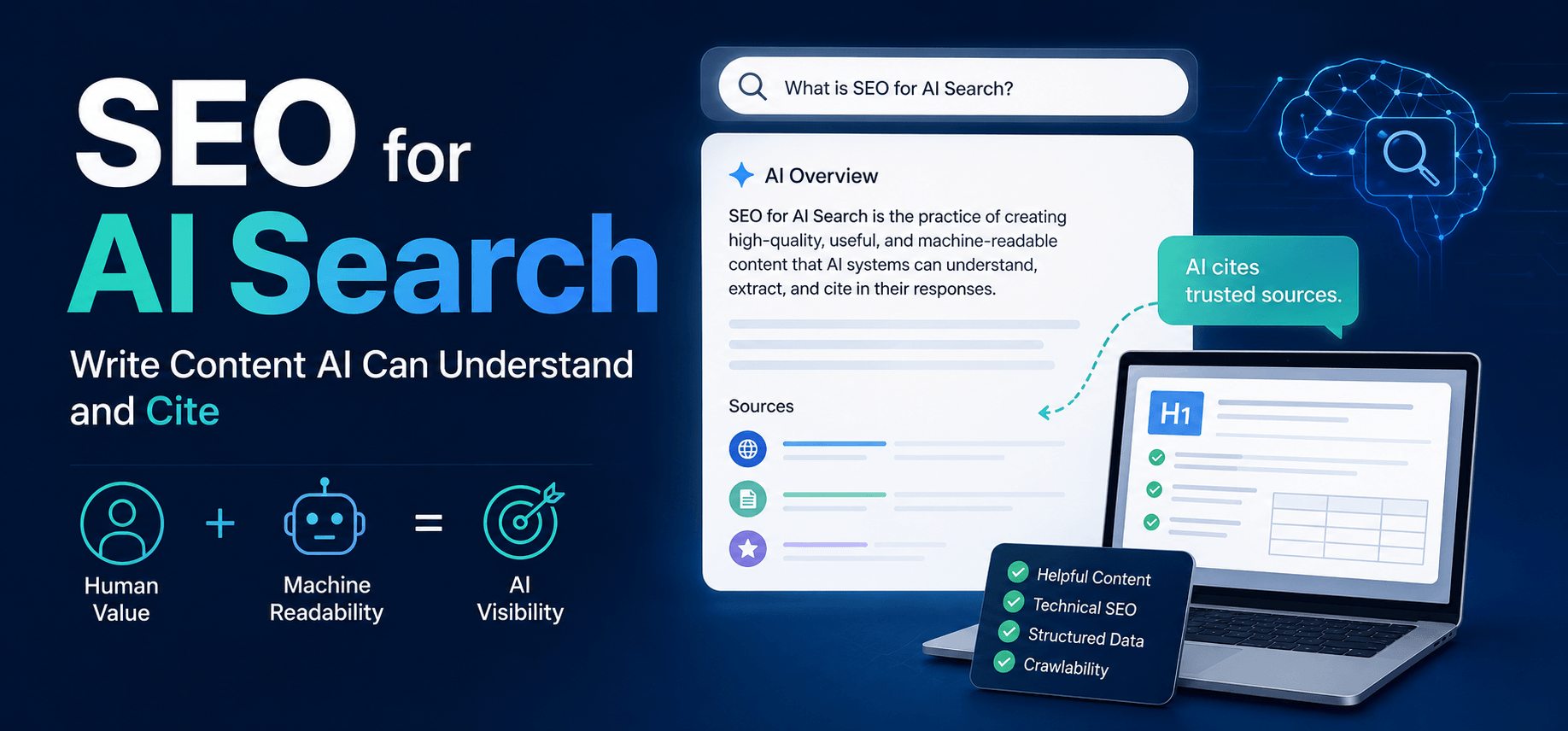 AI 搜索时代的 SEO：如何创作 AI 能读懂并愿意引用的内容