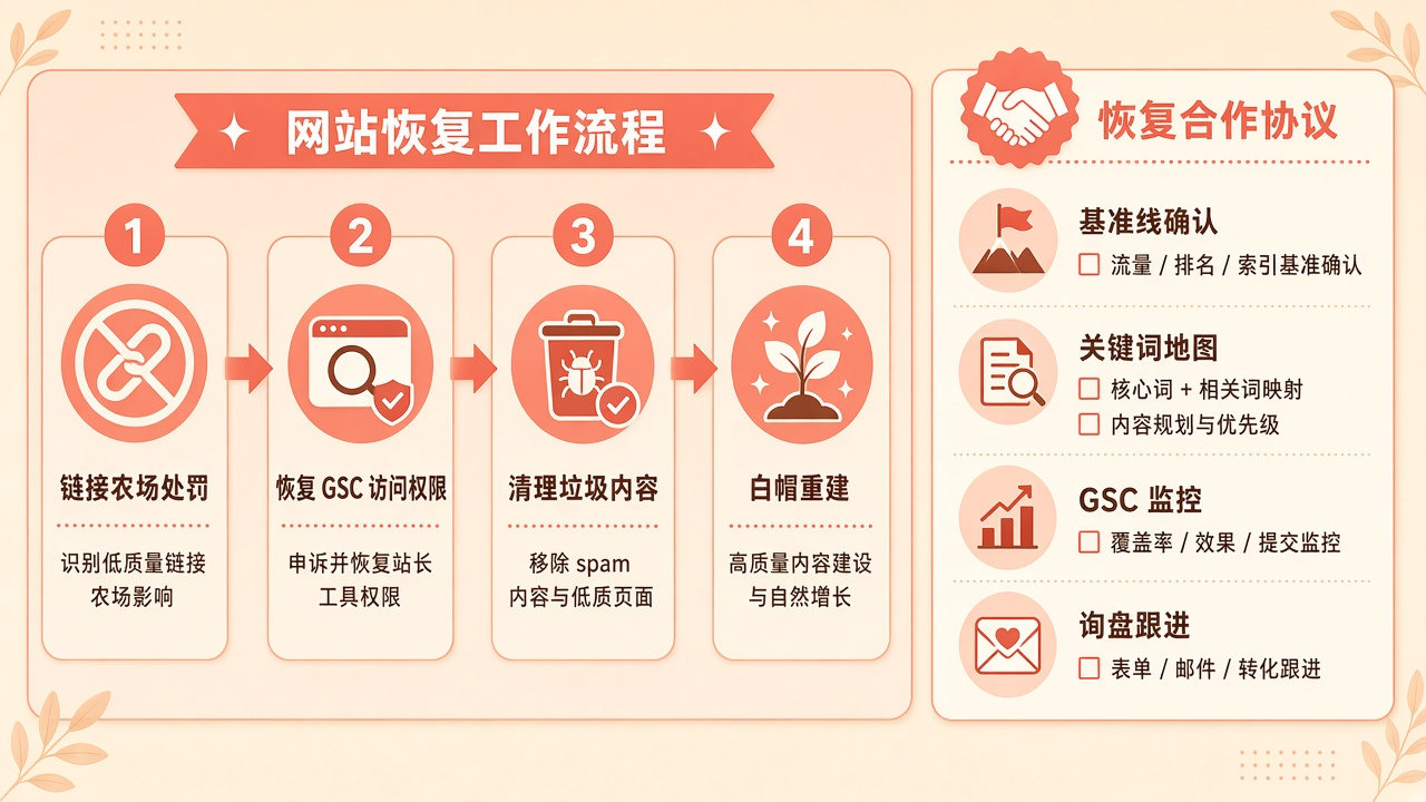 站群被K后白帽修复与合同验收指标路径