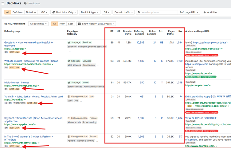 使用 Ahrefs 寻找优质链接